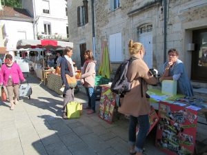 accueil sur le marché