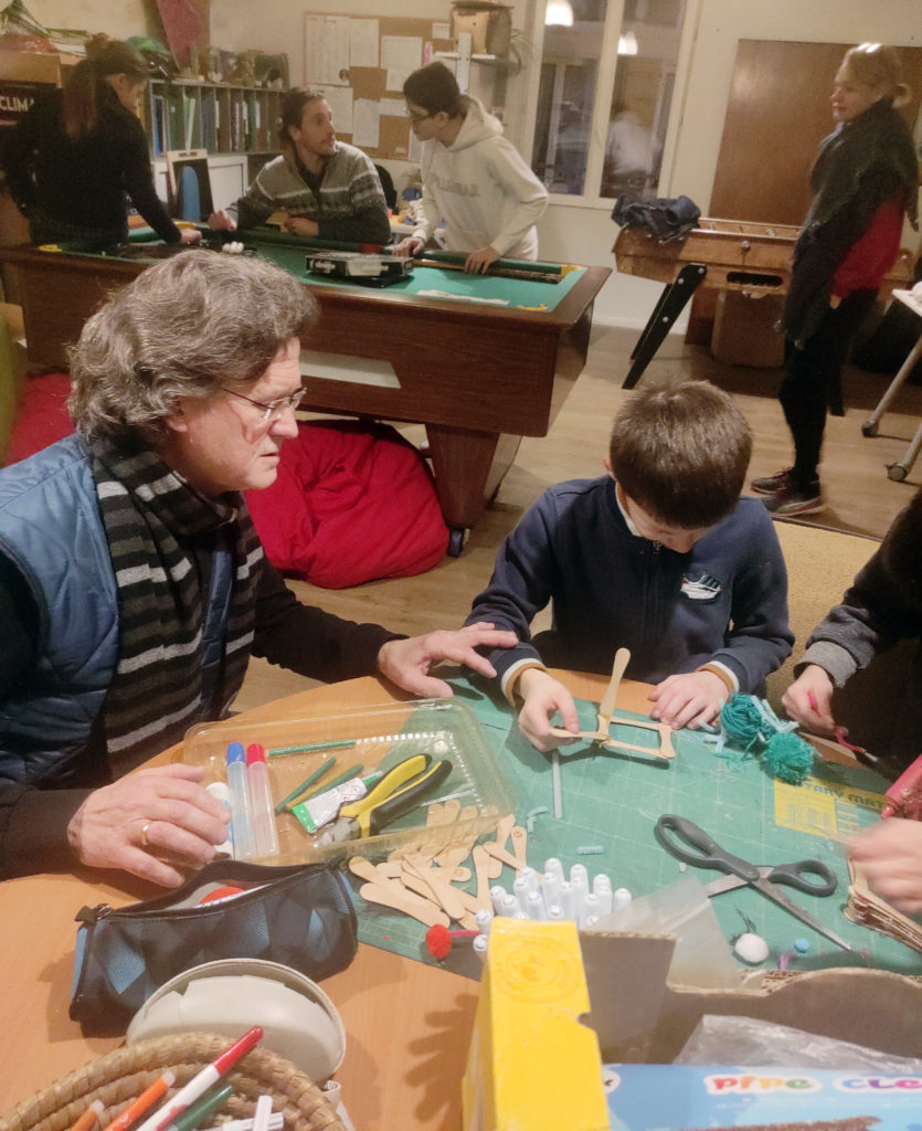 Jean-Marie Gaudout bénévole au CLAS de Mareuil-en-Périgord avec Le Ruban Vert